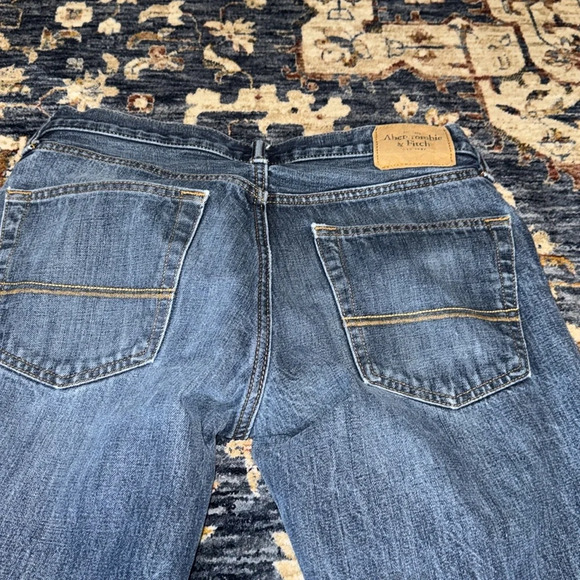 Abercrombie & Fitch A&F men denim jeans pants 32x32 button fly classic straight - Picture 10 of 13